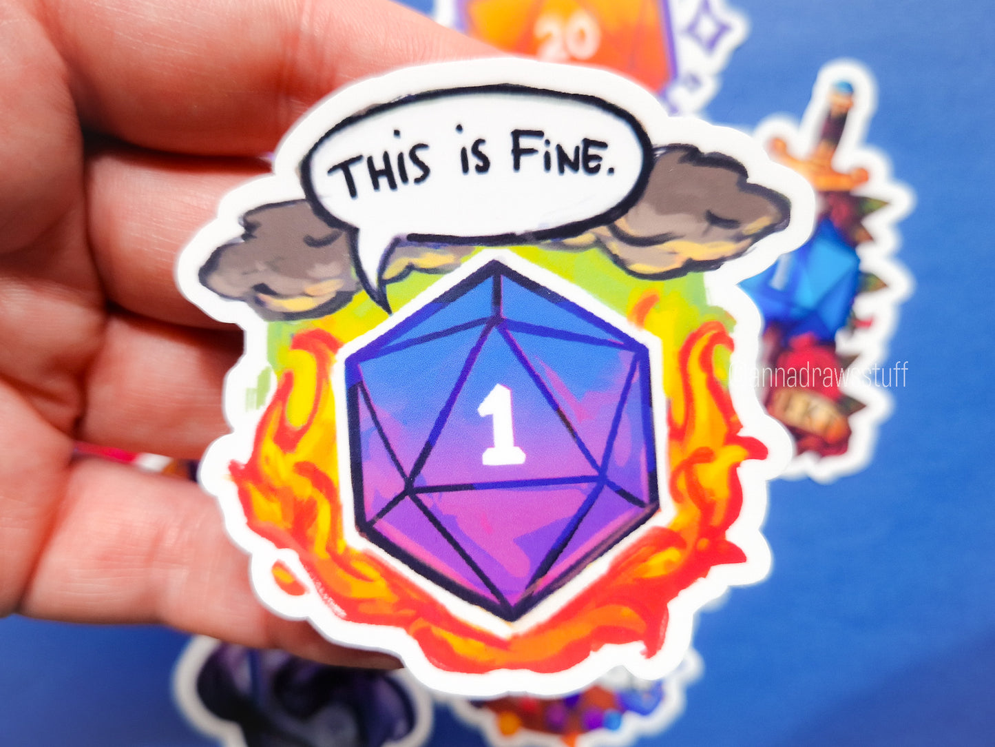 DnD Stickers - Waterproof Vinyl Stickers