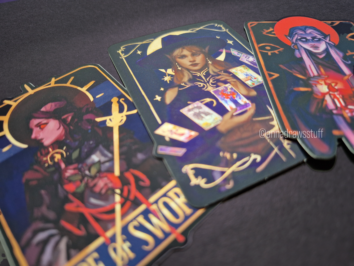 DnD OC Foil Stickers - Mirror Foil Vinyl Stickers