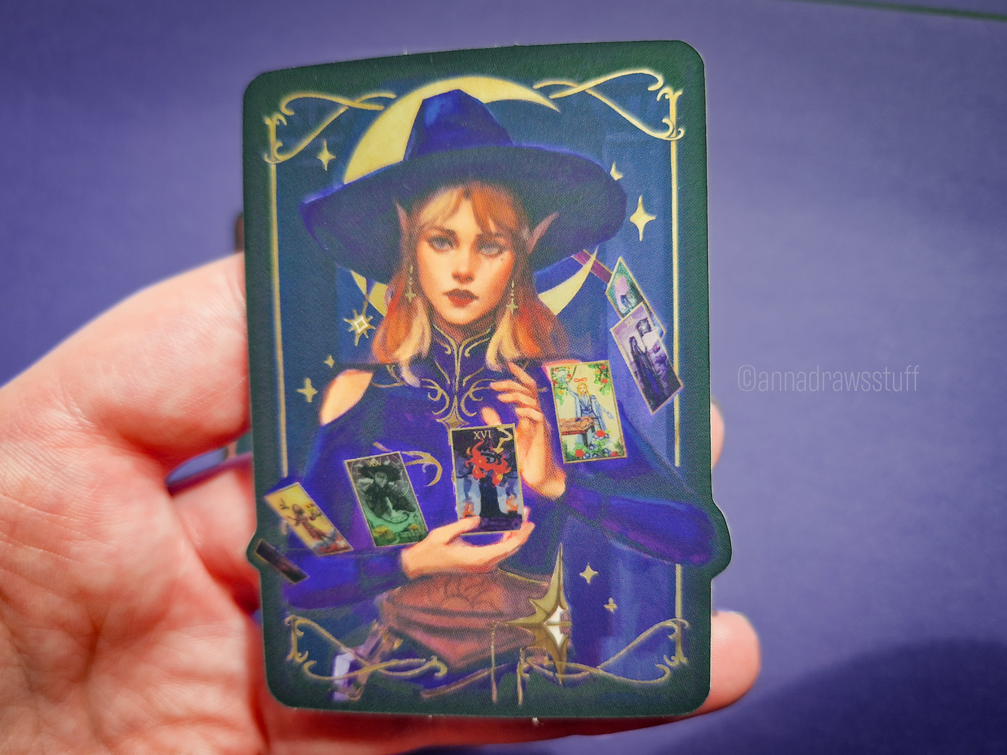 DnD OC Foil Stickers - Mirror Foil Vinyl Stickers