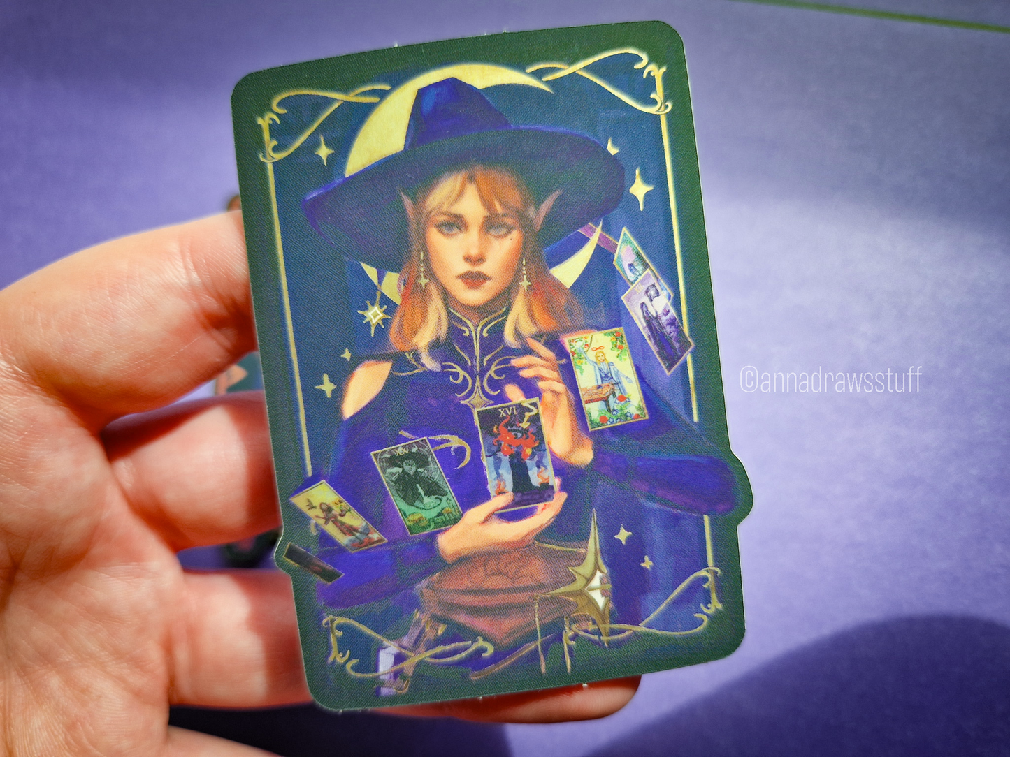 DnD OC Foil Stickers - Mirror Foil Vinyl Stickers
