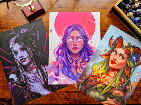 Critical Role C3 Art Prints - A4 (letter) or A6 (postcard) size