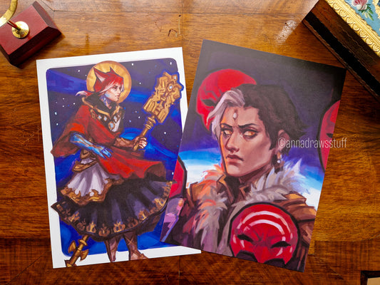 FFXIV Art Prints - A4 (letter) or A6 (postcard) size