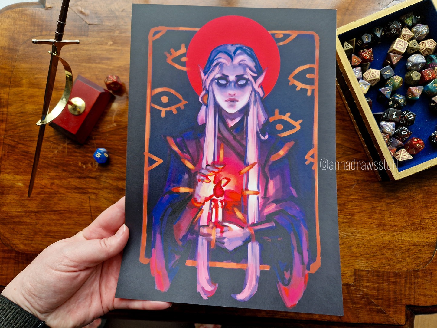 Changeling Art Print - A4 (Letter) or A6 (postcard) size