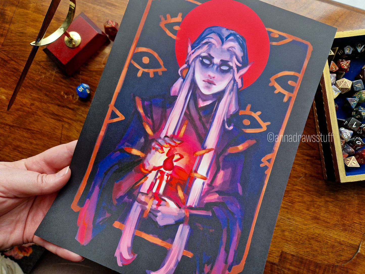 Changeling Art Print - A4 (Letter) or A6 (postcard) size