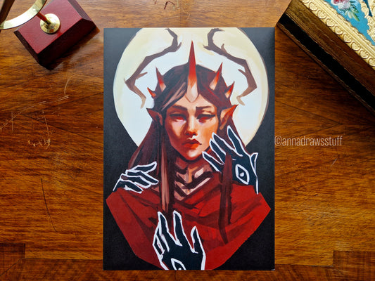Knowledge Art Print - A4 (Letter) or A6 (postcard) size