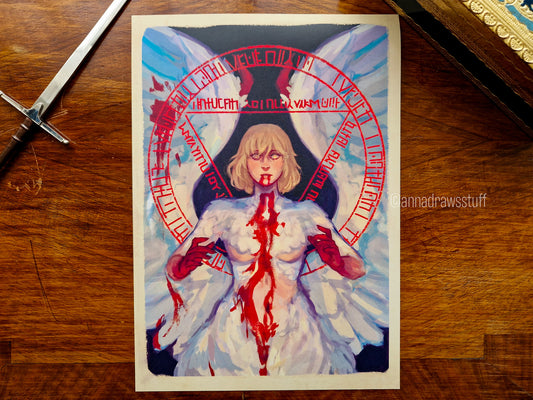 Falin Art Print (Dungeon Meshi) - A4 (Letter) or A6 (postcard) size