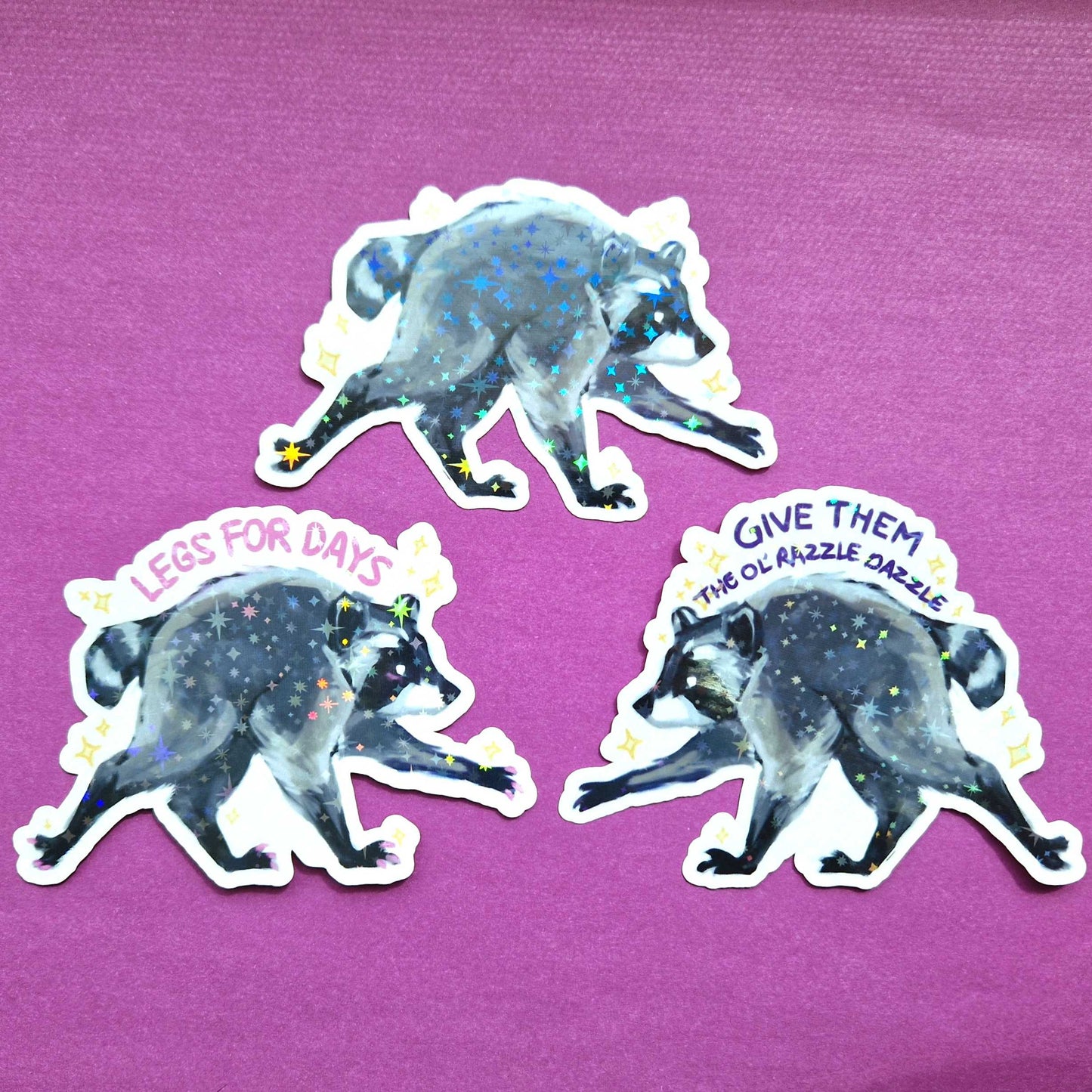 Jimothy the Raccoon Stickers - Waterproof Vinyl Stickers