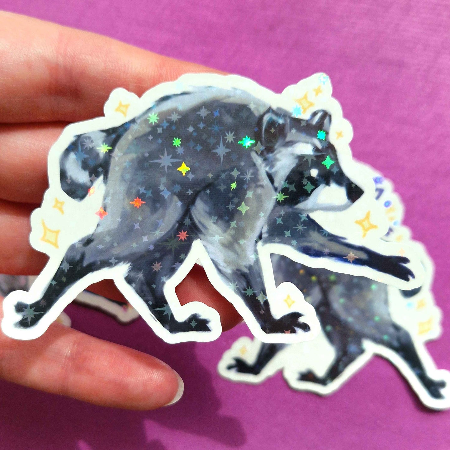 Jimothy the Raccoon Stickers - Waterproof Vinyl Stickers