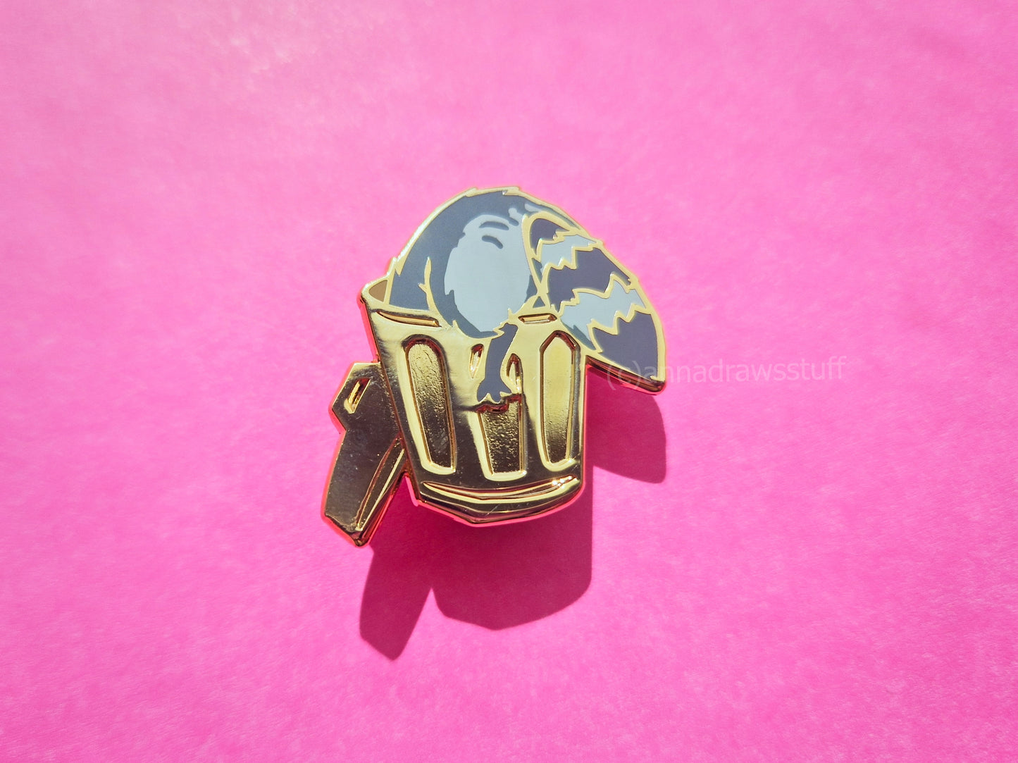 Digging Raccoon - Hard Enamel Pin - Extrashvaganza