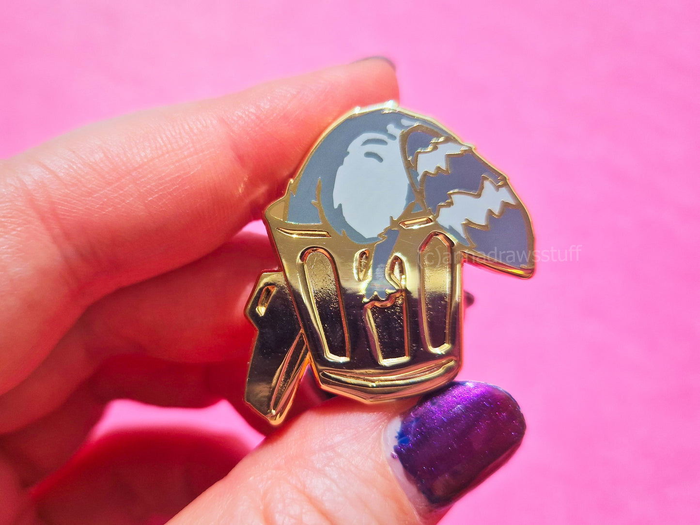Digging Raccoon - Hard Enamel Pin - Extrashvaganza