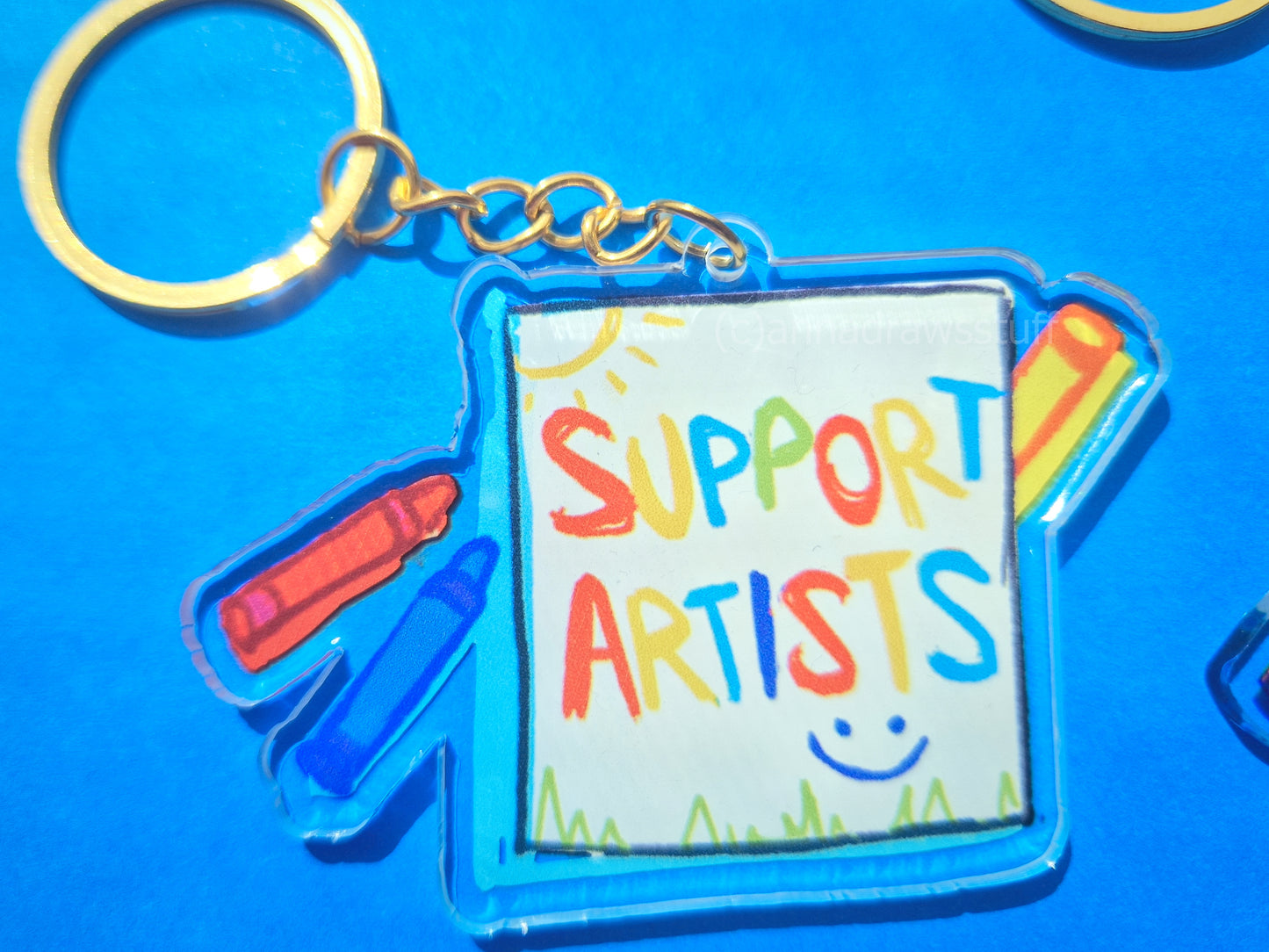 Anti AI Keychains