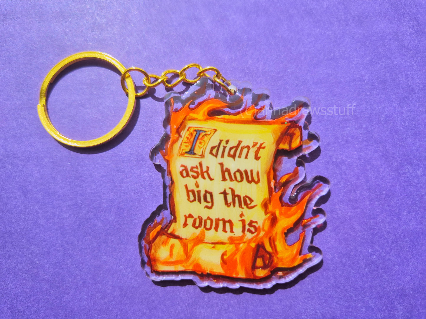 I Cast Fireball Keychain