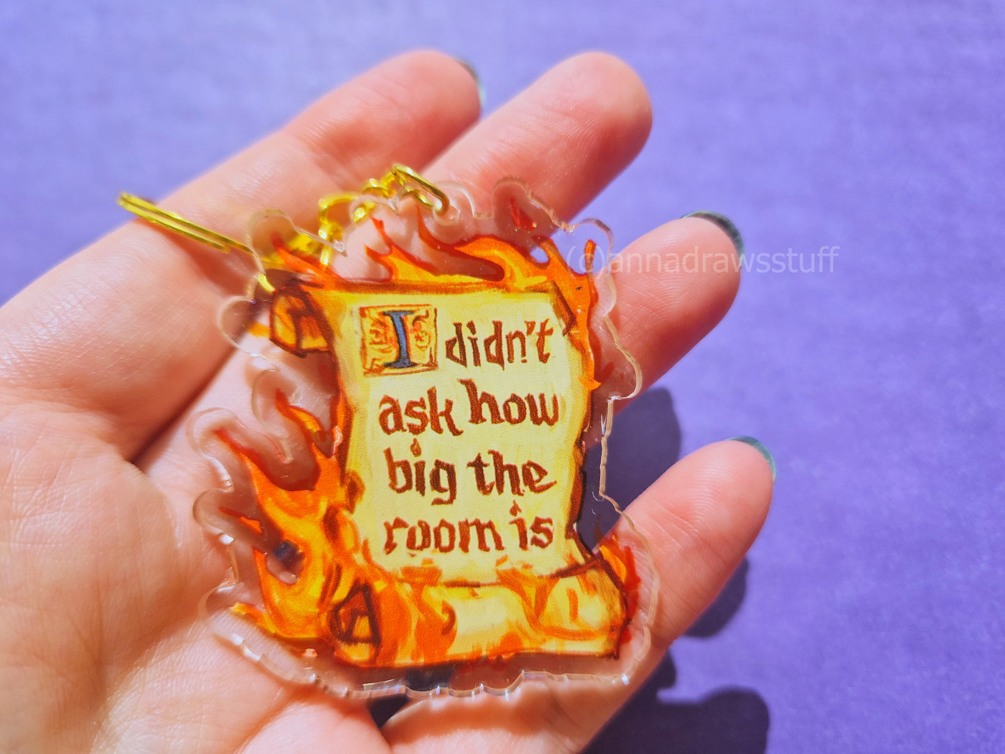 I Cast Fireball Keychain