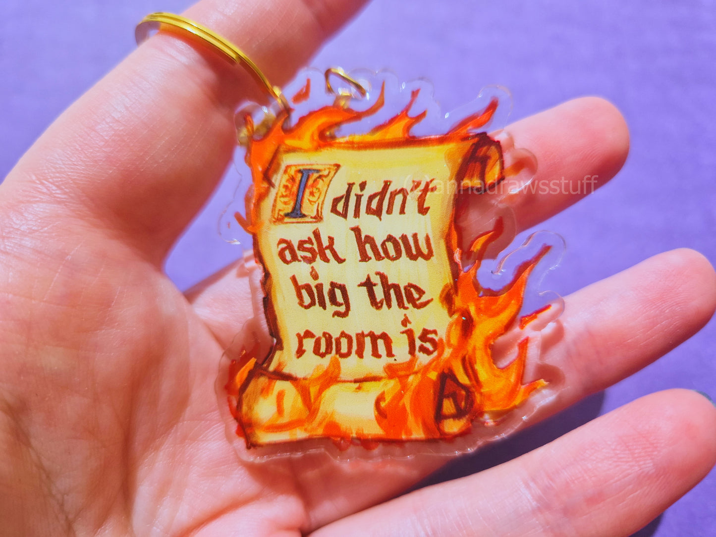 I Cast Fireball Keychain