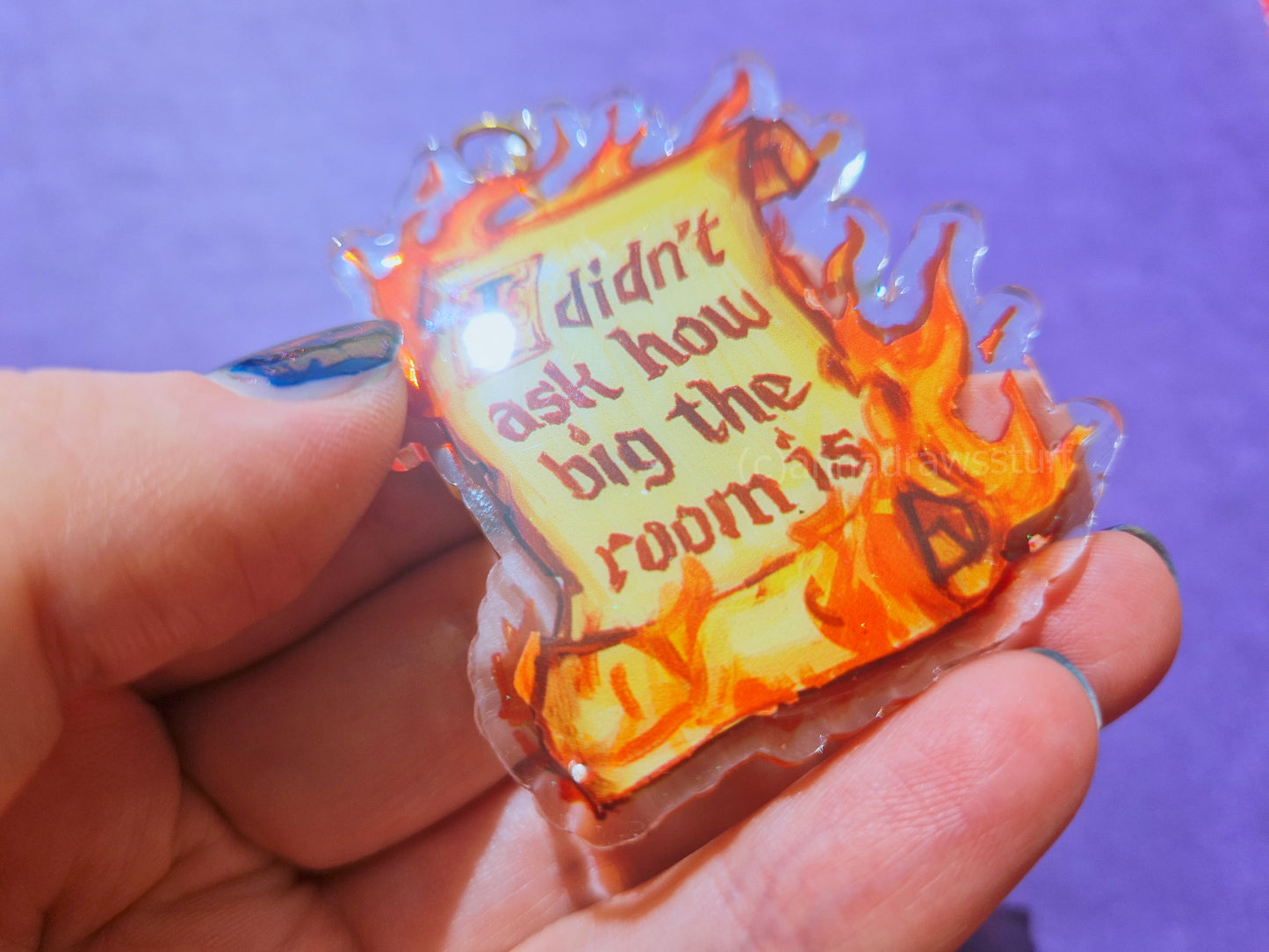 I Cast Fireball Keychain