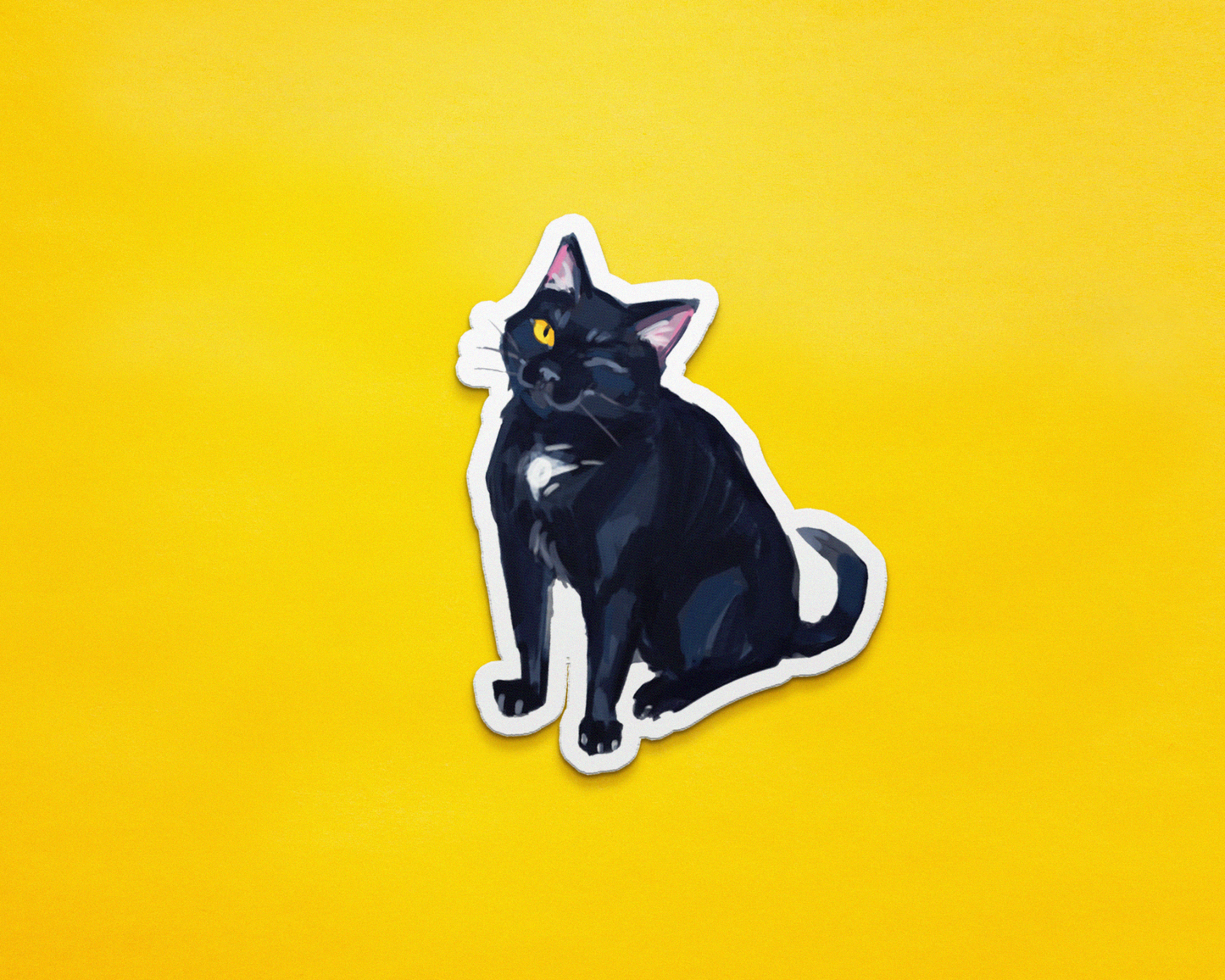 Black Cat Stickers - Vinyl Stickers