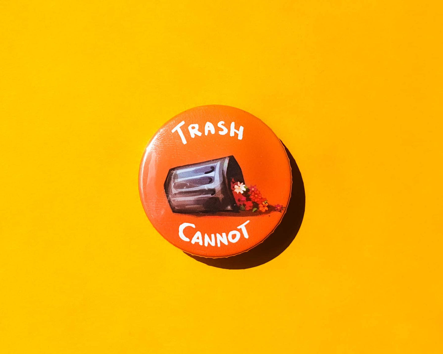 Trash Person Pinback Buttons