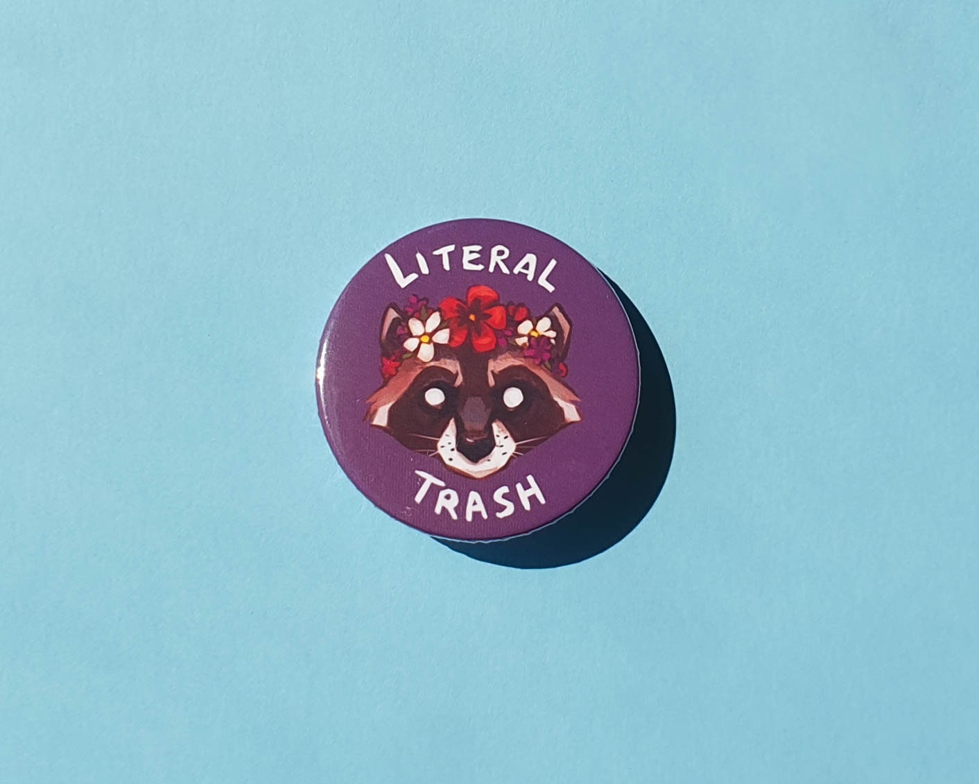 Trash Person Pinback Buttons