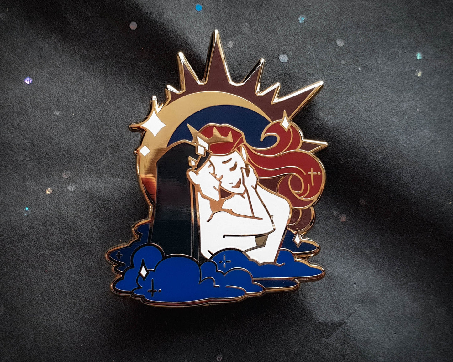 The Lovers - Hard Enamel Pin - Star-crossed Lovers (Collaboration by Astermorn and Annadrawsstuff)