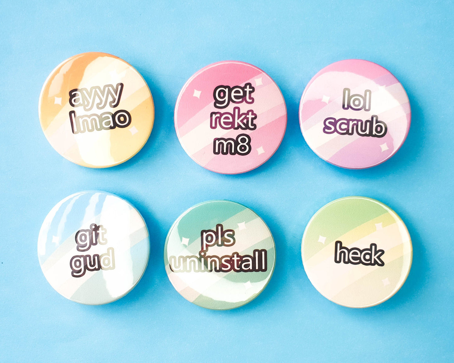 Real Gamer Pinback Buttons
