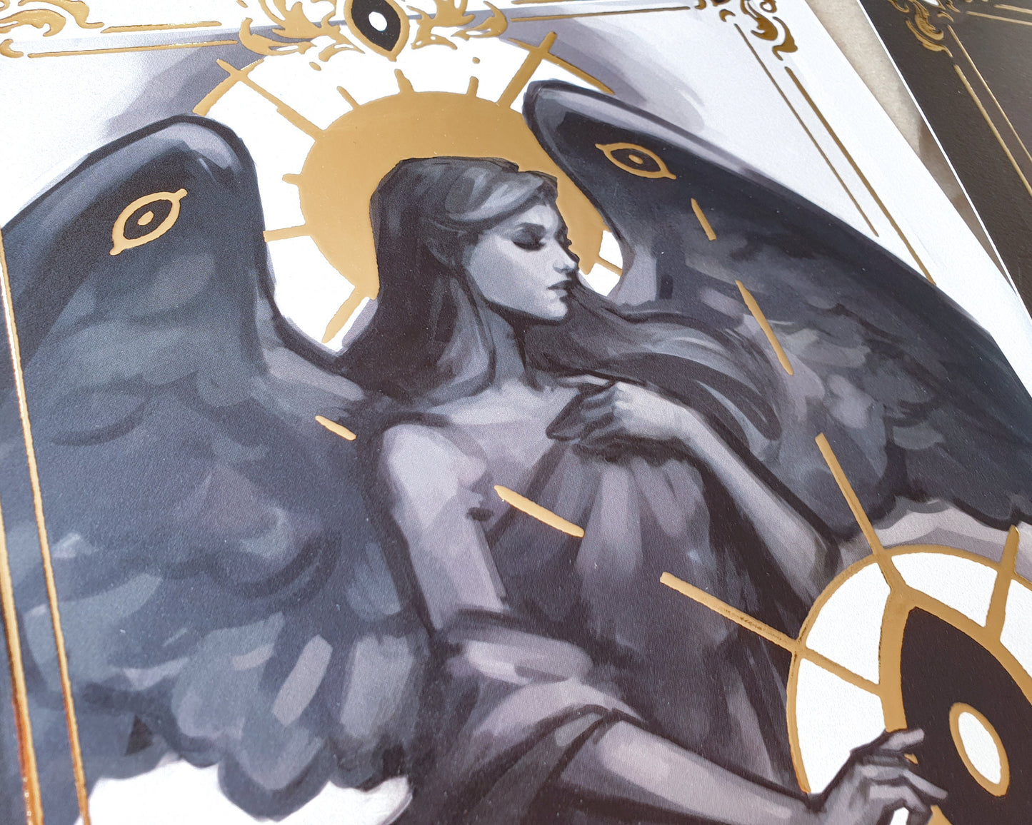 Marble Angels - A4 Gold Foil Prints