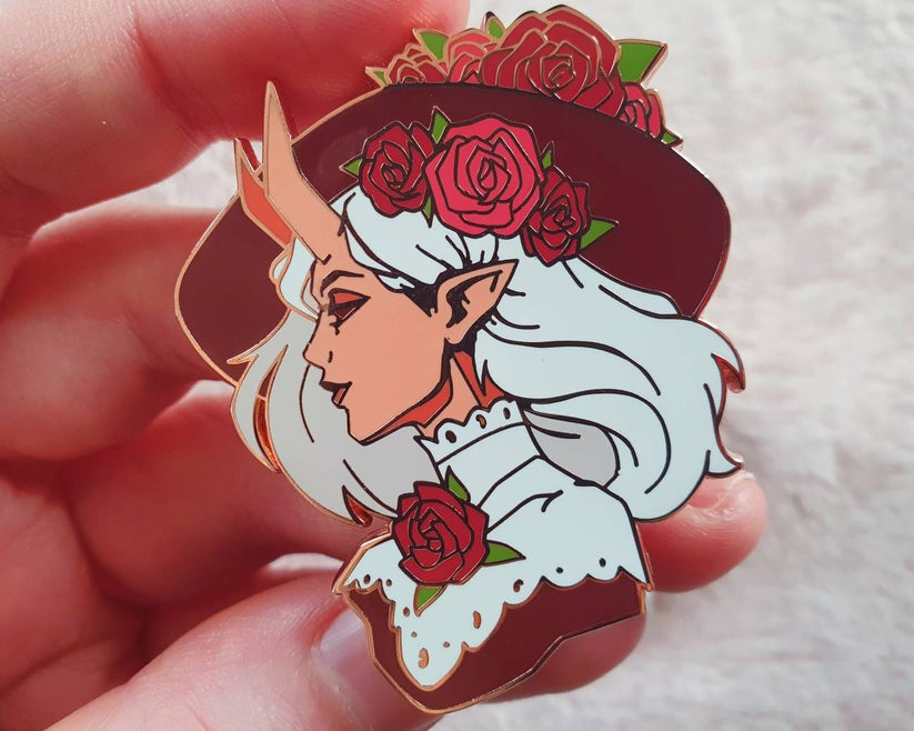 Wealth - Hard Enamel Pin - Devilish Delights series – annadrawsstuff
